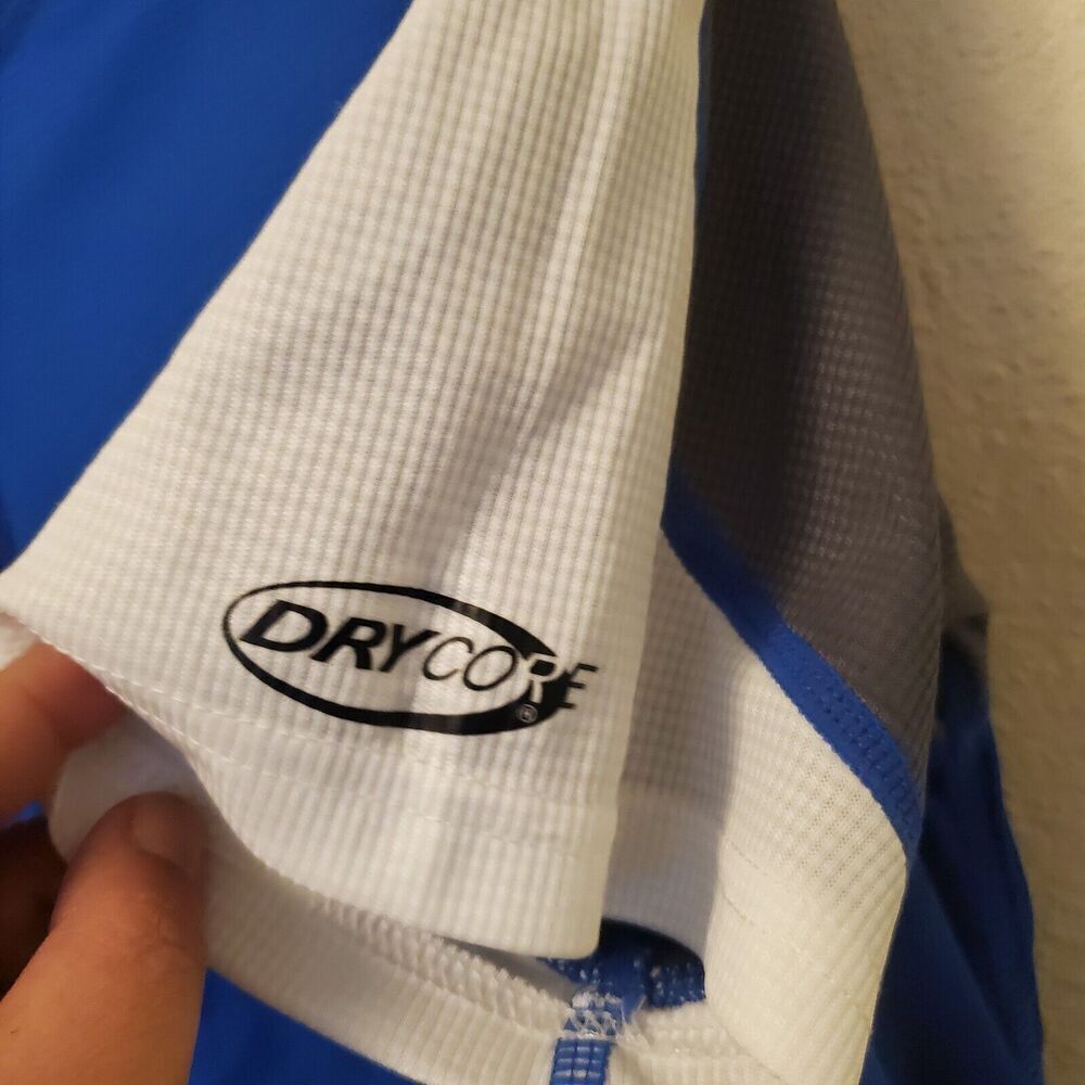 Canari Cycling Jersey Men's Size L Blue Short Sleeve 3 Back Pockets 1/2 Zip - Picture 6 of 12